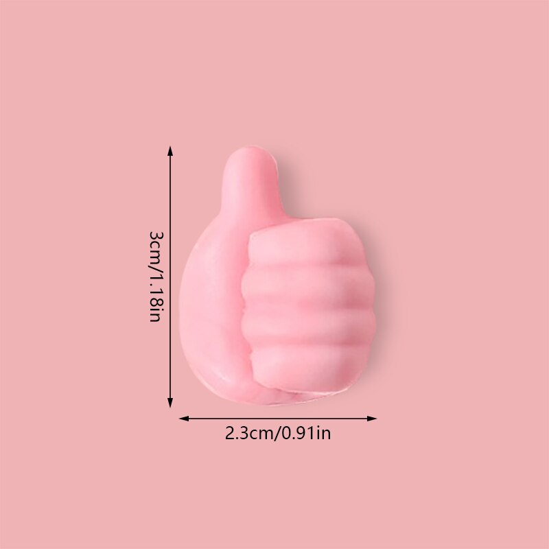 Silicone Thumbs Up Hook (12 PCS)