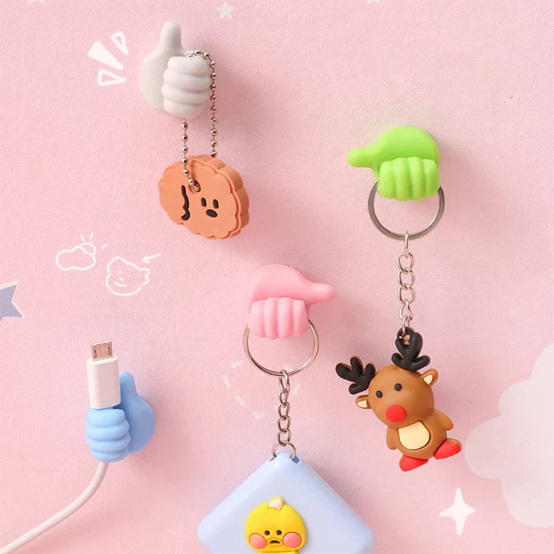 Silicone Thumbs Up Hook (12 PCS)